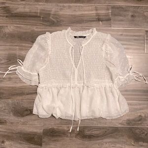Zara Sheer Blouse